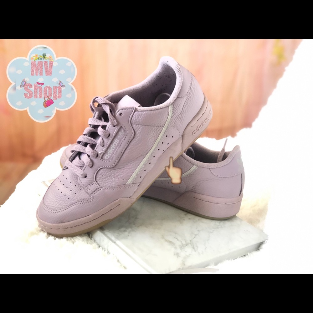 Purple adidas